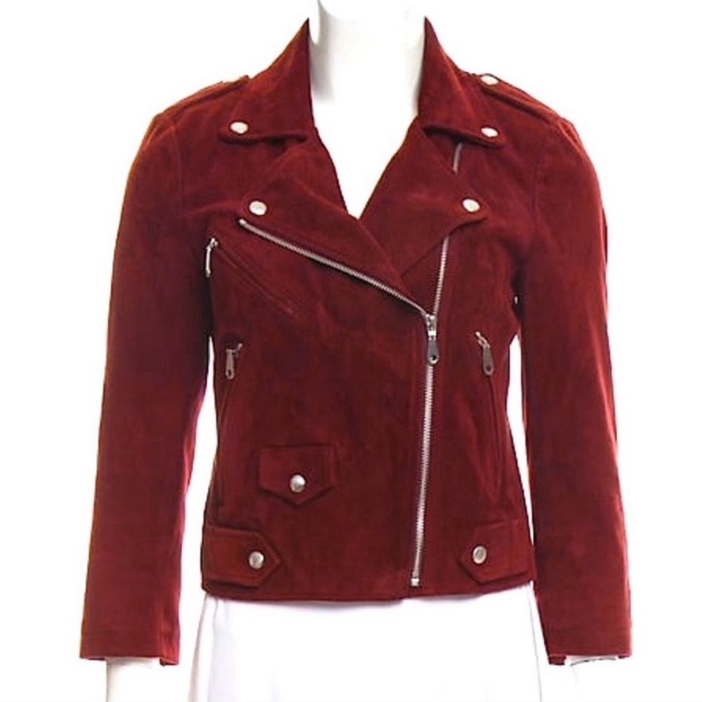 Rebecca Minkoff Suede Moto Jacket - Picture 4 of 16